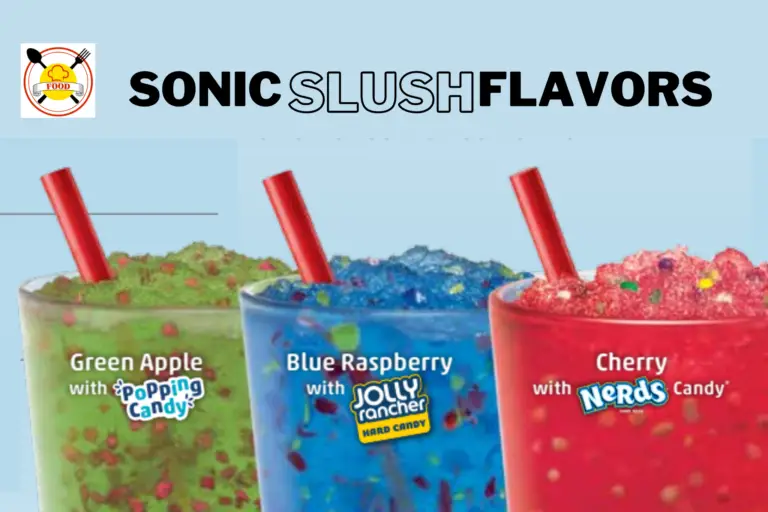 best Sonic Slush Flavors list