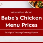 Babe's Chicken Menu Prices