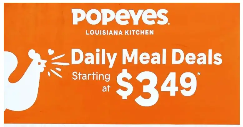 Popeyes Daily Special