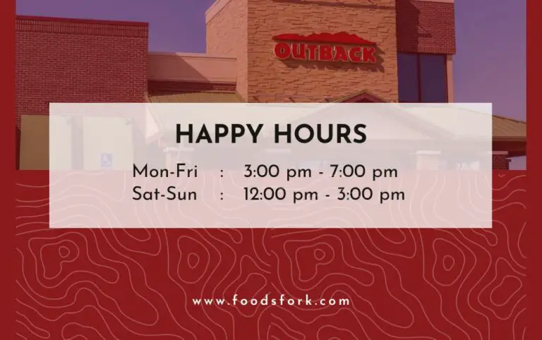 Outback Steakhouse Happy Hours Time, Menu, Specialities, Prices & Deals